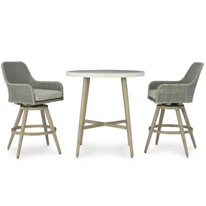 Seton Creek 3 PC Outdoor Bar Table Set
