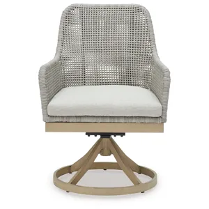 Seton Creek Outdoor Swivel Dining Chair (Set of 2)