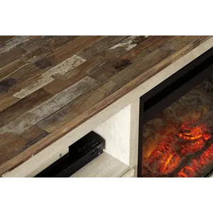 Willowton 64" TV Stand with Electric Fireplace