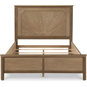 Sun Haven Storage Bed - Oak and Walnut Finish