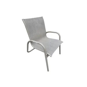 Gardenella Sling Stacking Arm Chair - Desert Sand / Trout