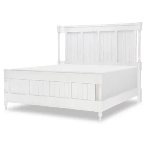 Vintage Market Shelter Queen Bed - Picket Fence