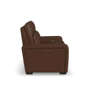 Sense Power Reclining Immersive Loveseat with Console, Power Headrest, & Lumbar