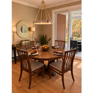 Macon Canterbury 5 PC Pedestal Dining Set