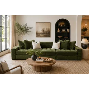 Noah 3 Piece Sectional - Amici Moss