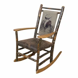 Hickory Medium Back Rocker