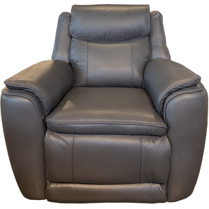Zero Gravity Power Recliner - Charcoal Leather