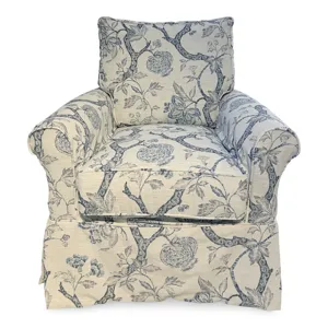 Libby Swivel Glider Slipcover Chair - Adelia
