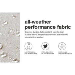 Seton Creek Outdoor Ottoman with Cushion