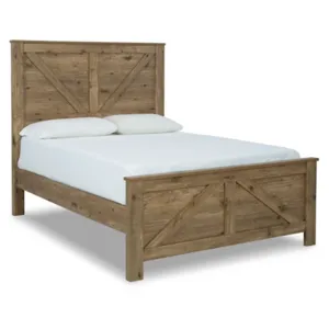 Shurlee Queen Crossbuck Panel Bed