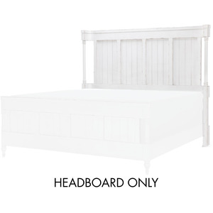 Vintage Market Shelter Queen Headboard - Picket Fence