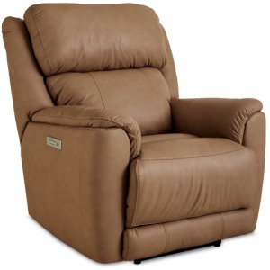 Tuscany 212 Zero Gravity Power Leather Recliner - Butternut