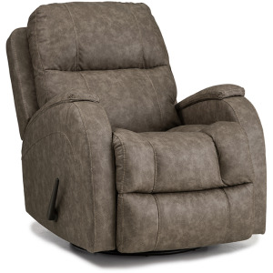Zena 214 Manual Swivel Glider Recliner - Taupe