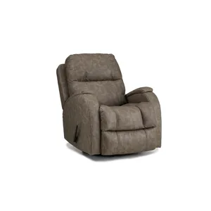 Zena 214 Manual Swivel Glider Recliner - Taupe