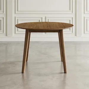 Percy 42" Contemporary Round Drop-Leaf Dining Table