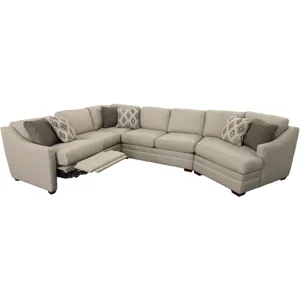 3 PC Power Sectional