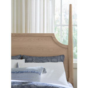 Tide & Timber Pencil Poster King Headboard - Clear Oak 