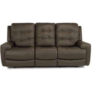 Wicklow Leather Power Reclining Sofa with Power Headrests