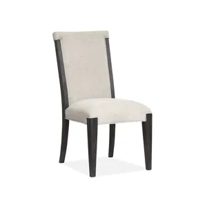 Plum Creek Upholstered Dining Side Chair - Black