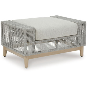 Seton Creek Outdoor Ottoman with Cushion