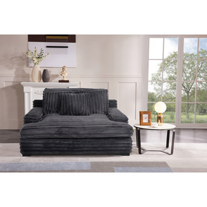 Presley Charcoal Theater Chaise