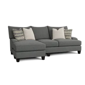 Catalina Sofa w/ Ottoman Chaise - Fog