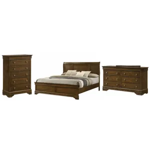 Porterlito 3 PC Bedroom Set - Toffee