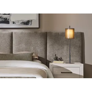 Joinery Upholstered Queen Headboard - Brindle Grey