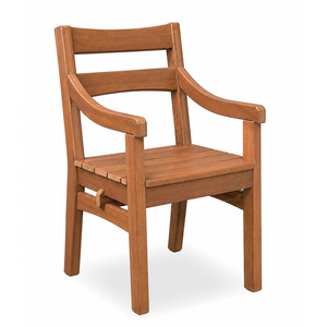 Galway Outdoor Arm Chair - Antique Mahogany