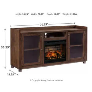 Starmore 70" TV Stand with Electric Fireplace