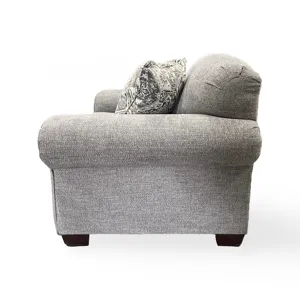 Monroe Sofa - Lucille Mushroom w/Garcia Toast Pillow