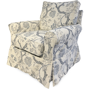 Libby Swivel Glider Slipcover Chair - Adelia