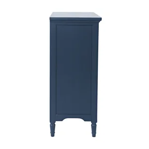 Westport 32" Glass Door Accent Cabinet a€“ Cottage Transitional Storage With Adjustable Shelves