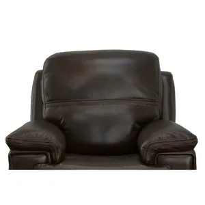 Fenwick Leather Power Gliding Recliner w/Power Headrest