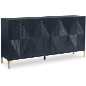 Loirwick Accent Cabinet - Dark Blue