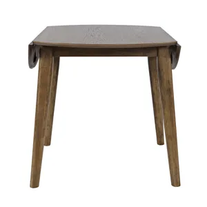 Percy 42" Contemporary Round Drop-Leaf Dining Table