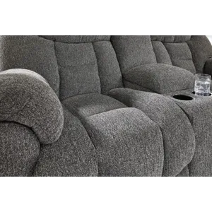 Foreside Reclining Loveseat with Console
