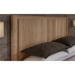 Lodge & Loft Radius King Poster Headboard - Blond Oak 