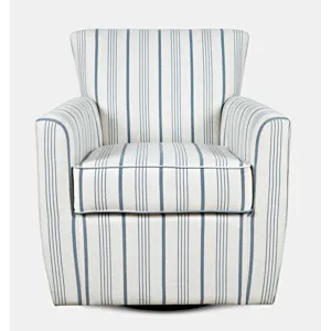 Blakely Swivel Accent Chair - Blue