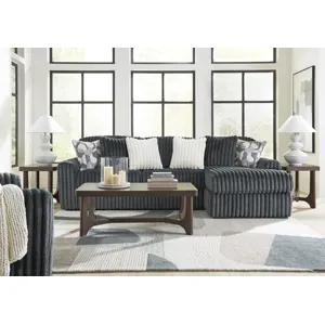 Midnight-Madness 2-Piece Sectional Sofa Chaise