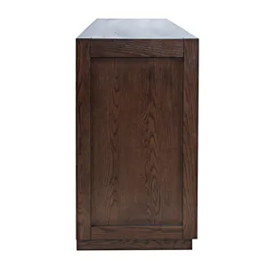 Auburn Hills 60" Contemporary Media Console -  Dark Oak