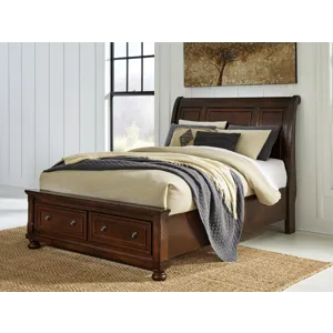 Porter Queen Sleigh Storage Bed