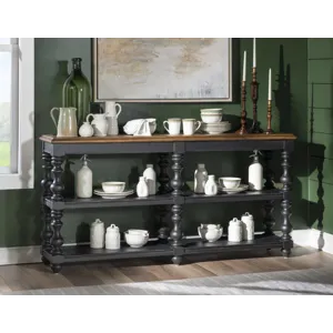 Vintage Market Turned Bobbin Leg Console Table