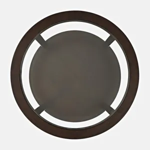 Urban Icon Round Castered Cocktail Table - Merlot