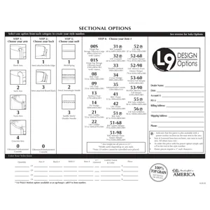 2 PC Leather Sectional