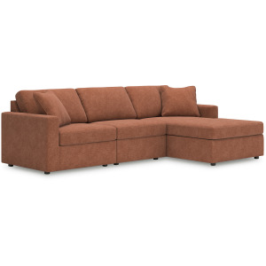 Modmax 3-Piece Sectional with Chaise - Spice