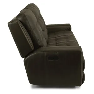 Wicklow Leather Power Reclining Sofa with Power H