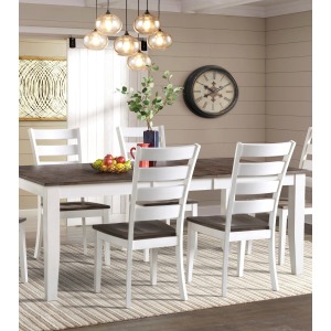 Kona 5 Piece Dining Set - White