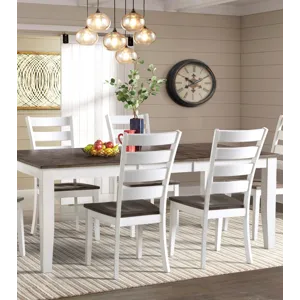 Kona 5 Piece Dining Set - White