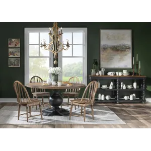 Vintage Market Turned Bobbin Leg Console Table